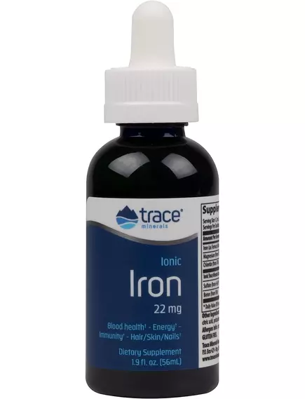 Trace Minerals Ionic Iron / Іонізоване залізо 22 мг 56 мл від магазину біодобавок nutrido.shop