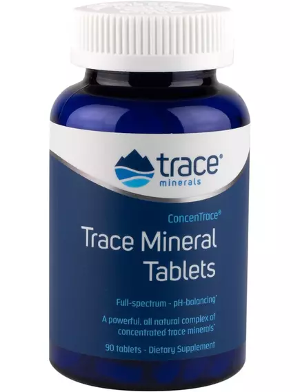 Trace Minerals ConcenTrace Tablets / Повний комплекс іонних мікроелементів 90 таблеток від магазину біодобавок nutrido.shop