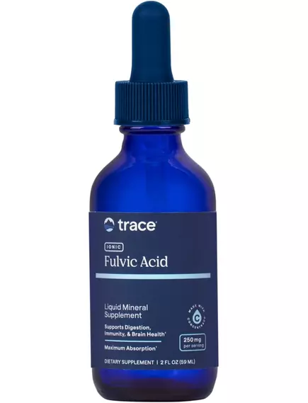 Trace Minerals Ionic Fulvic Acid / Фульвова кислота іонна 250 мг 59 мл від магазину біодобавок nutrido.shop
