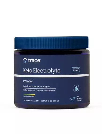 Trace Minerals Keto Electrolyte Lemon Lime / Кето-Електроліти зі смаком лимона 369 г від магазину біодобавок nutrido.shop