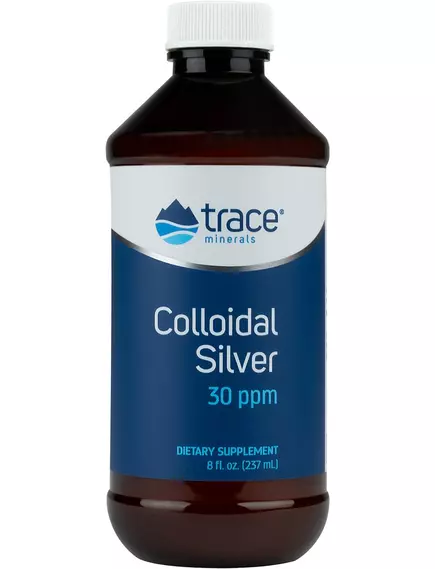 Trace Minerals Colloidal Silver / Колоїдне срібло 30 ppm 237 мл від магазину біодобавок nutrido.shop