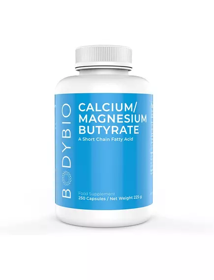 BODYBIO BUTYRATE CAL-MAG / БУТИРАТ ІЗ КАЛЬЦІЄМ І МАГНІЄМ 250 КАПСУЛ від магазину біодобавок nutrido.shop
