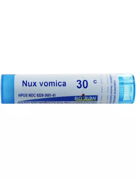 BOIRON NUX VOMICA 30C 80 PLTS / НУКС ВОМИКА ПРИ ТРАВНОМУ БОЛІ ТА ДИСКОМФОРТІ 30C 80 ШТ. від магазину біодобавок nutrido.shop