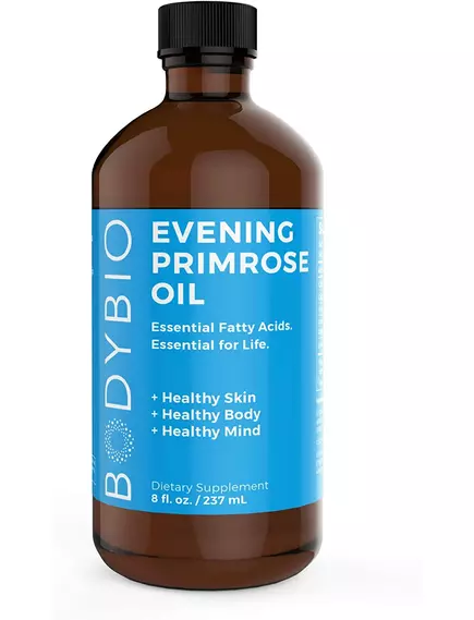 BODYBIO EVENING PRIMROSE OIL / ОЛІЯ ПРИМУЛИ ВЕЧІРНЬОЇ 237 МЛ від магазину біодобавок nutrido.shop