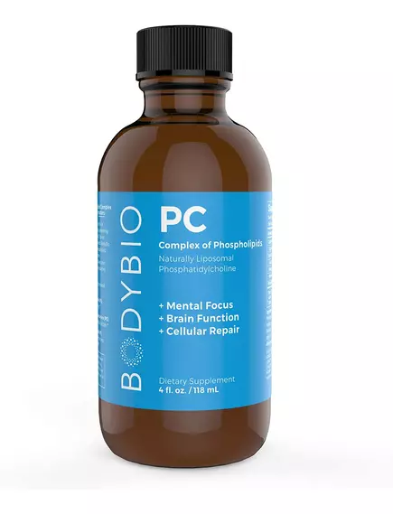 BODYBIO PC PHOSPHATIDYLCHOLINE / ФОСФАТИДИЛХОЛІН 118 МЛ від магазину біодобавок nutrido.shop