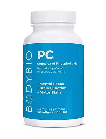 BODYBIO PC PHOSPHATIDYLCHOLINE / ФОСФАТИДИЛХОЛІН 60 КАПС від магазину біодобавок nutrido.shop