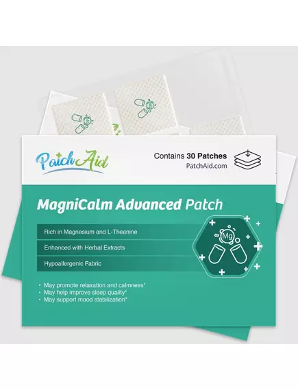 Patch Aid MagniCalm Advanced Patch / Патчі МагніКалм підтримка розслаблення та спокою 30 шт. в магазине биодобавок nutrido.shop