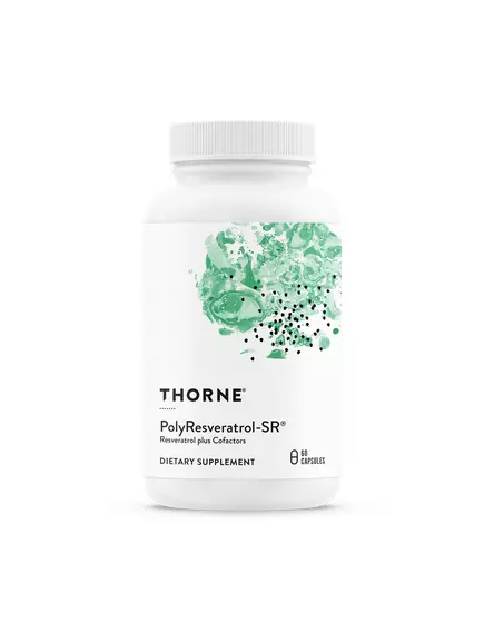THORNE RESEARCH POLYRESVERATROL-SR / POLY RESVERATROL 60 КАПСУЛ від магазину біодобавок nutrido.shop