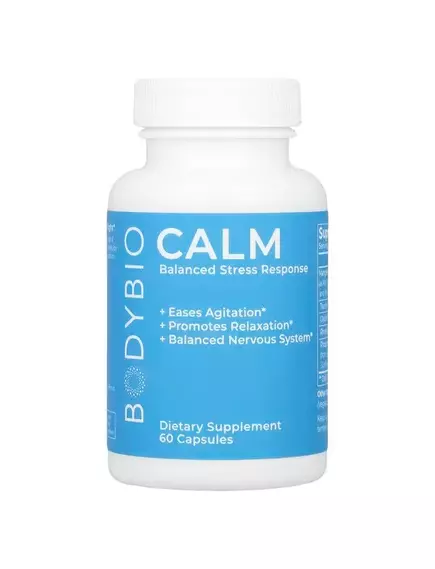BodyBio Calm / Підтримка нервової системи та зниження стресу 60 капсул від магазину біодобавок nutrido.shop