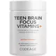 CodeAge Teen Brain Focus Vitamins+ / Вітаміни для фокусу та когнітивної підтримки підлітків 60 капсул від магазину біодобавок nutrido.shop