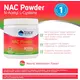 Trace Minerals NAC N-Acetyl L-Cysteine / НАК N-ацетил-L-цистеин вкус арбуза 75 г, фото 2 в магазине биодобавок nutrido.shop