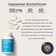 BodyBio Liposomal Glutathione / Ліпосомальний глутатіон 60 капсул, фото 4 в магазине биодобавок nutrido.shop