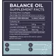BodyBio Balance Oil / Органічна лінолева та ліноленова кислоти (Омега 3 і 6) 180 капсул, фото 3 від магазину біодобавок nutrido.shop