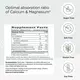 INTEGRATIVE THERAPEUTICS LIQUID CALCIUM MAGNESIUM / РІДКИЙ КАЛЬЦІЙ-МАГНІЙ (1:1) ЯГІДНИЙ СМАК 480 МЛ, фото 4 від магазину біодобавок nutrido.shop