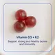 Trace Minerals Vitamin D3+K2 Gummies / Вітаміни Д3 (5000 МО) K2 (50 мкг) смак полуниця 60 жувальних мармеладок, фото 4 в магазине биодобавок nutrido.shop