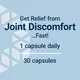Life Extension Fast-Acting Joint Formula / Швидкодіюча формула для суглобів 30 капсул, фото 5 в магазине биодобавок nutrido.shop