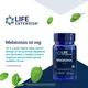 Life Extension Melatonin / Мелатонін 10 мг 60 капсул, фото 3 в магазине биодобавок nutrido.shop